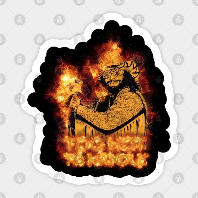 Too Hot To Handle - Macho Man Sticker by DankyDevito